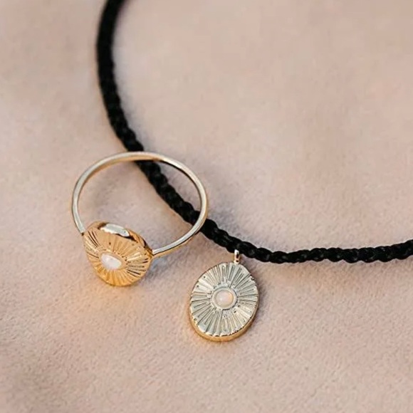 BRAND NEW Pura Vida SUN RAY CHARM BRACELET in black - Picture 4 of 9